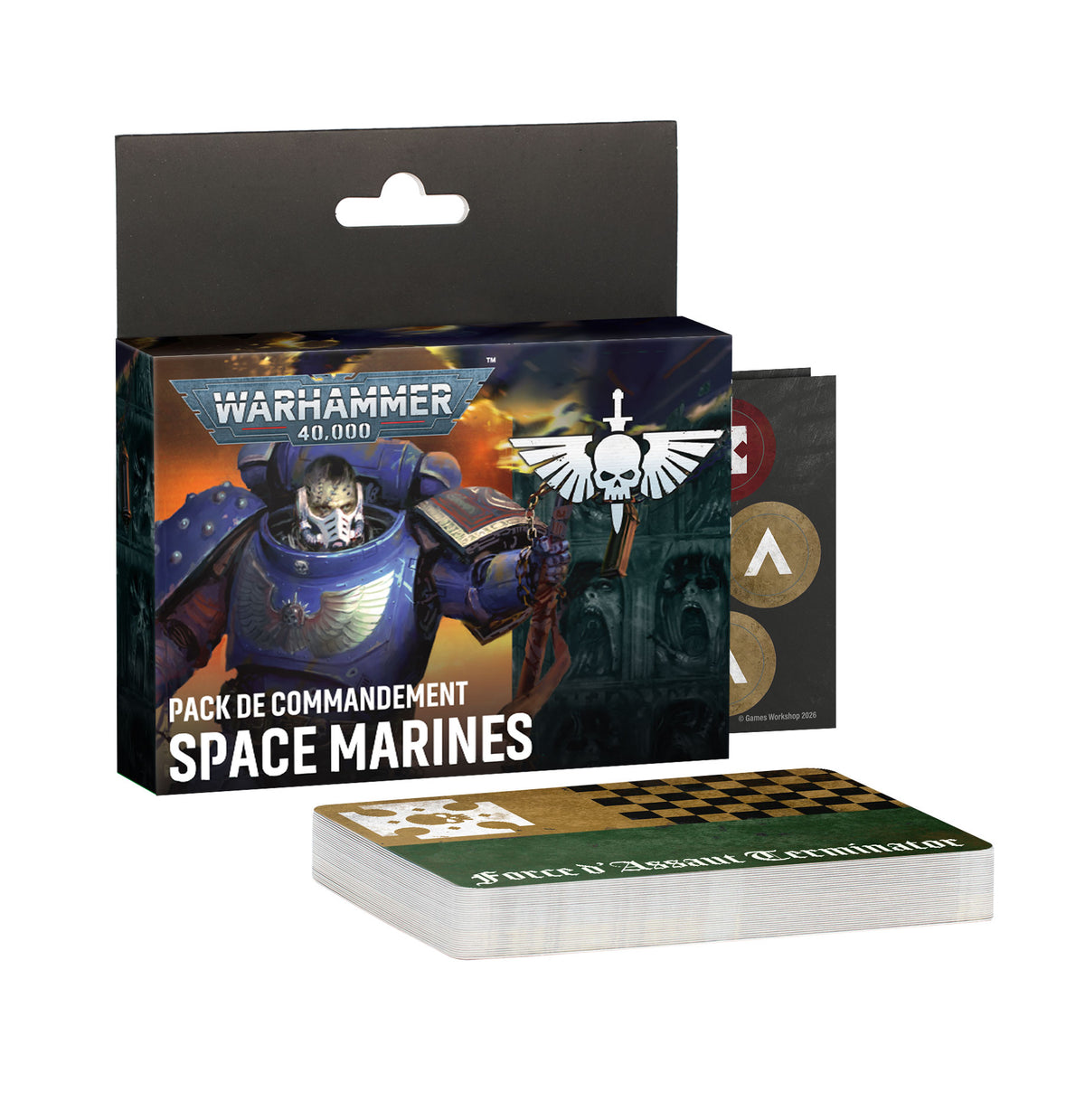 Warhammer 40k - Space Marines - Command Pack - (FRENCH) - (PREORDER) October 3, 2026