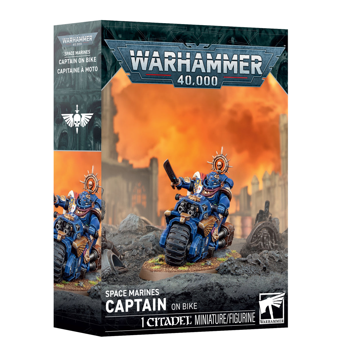 Warhammer 40k - Space Marines - Captain on Bike (PREORDER) October 3, 2026