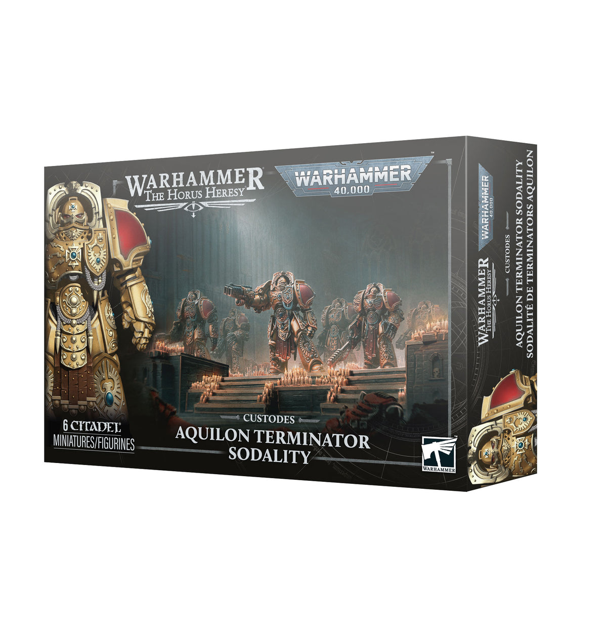 Warhammer 40k - Adeptus Custodes - Aquilon Terminator Sodality (PREORDER) October 17, 2026