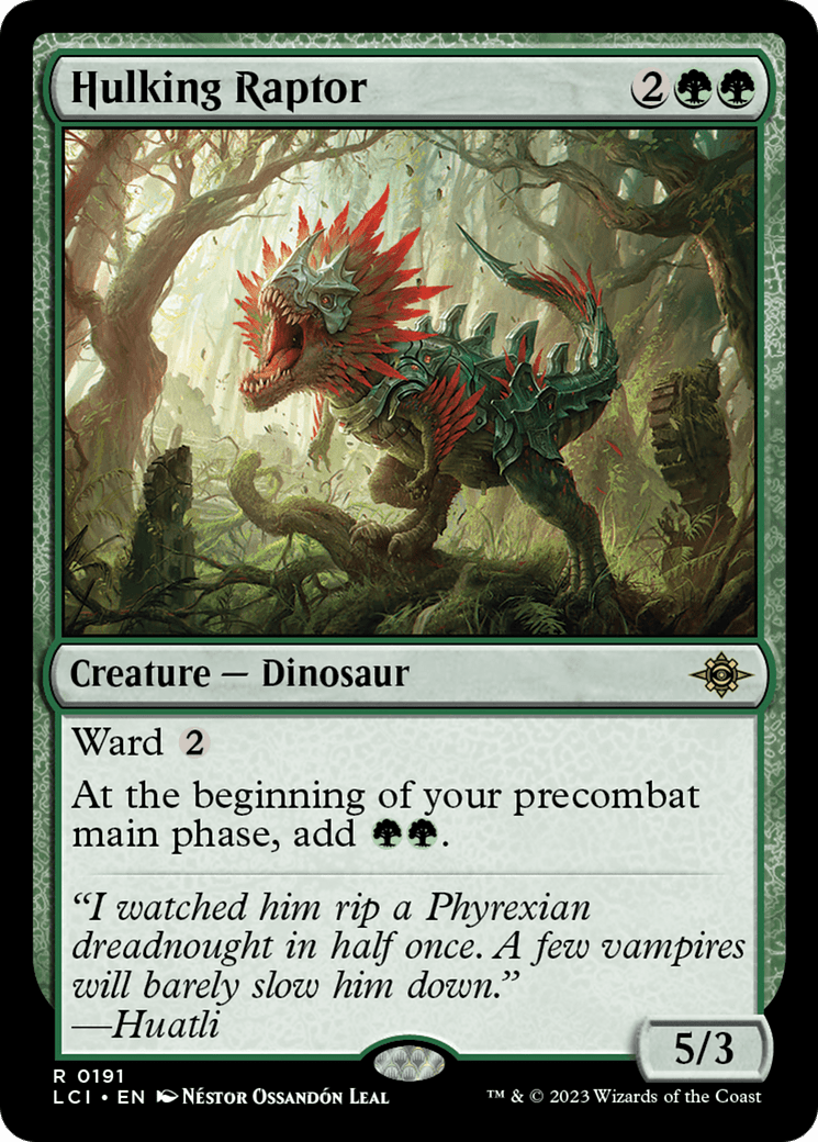 Hulking Raptor [The Lost Caverns of Ixalan] - Card Brawlers