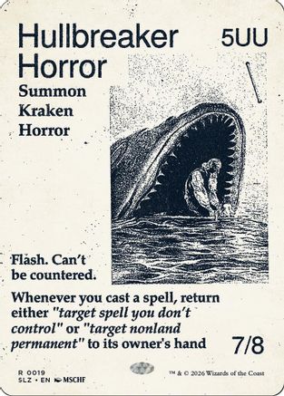 Hullbreaker Horror (0019) (SLZ-019) - Secret Lair x MSCHF: The Zeta Set - Card Brawlers