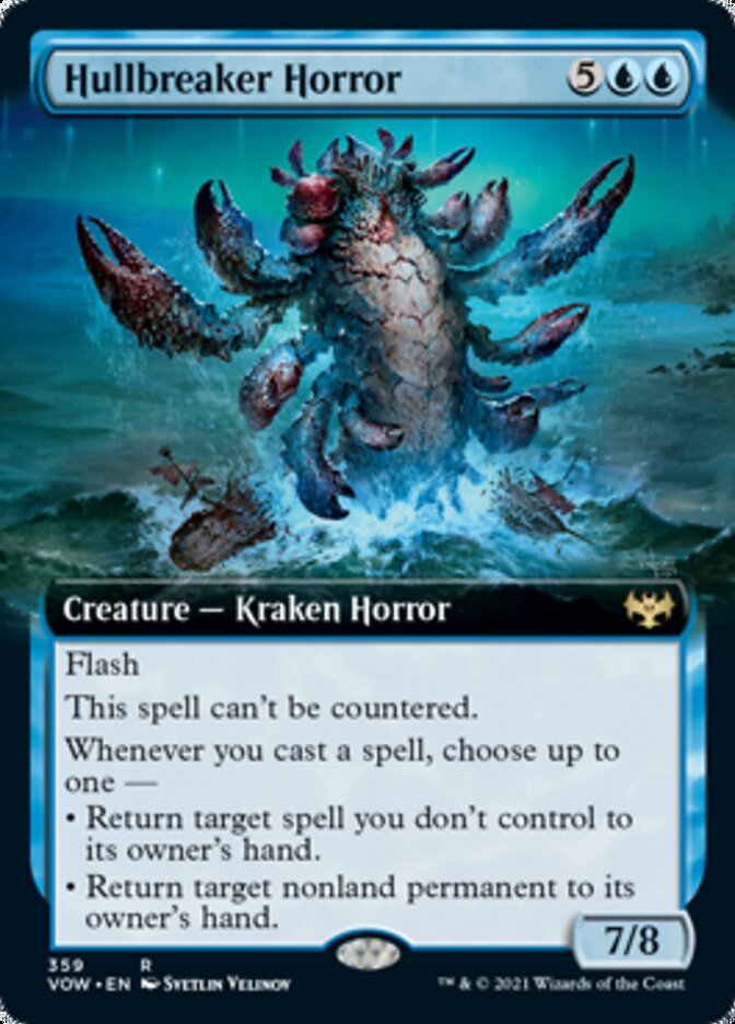Hullbreaker Horror (Extended Art) [Innistrad: Crimson Vow] - Card Brawlers