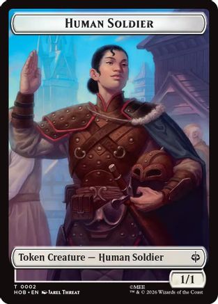 Human Soldier // Dwarf Double-Sided Token (HOB-2 // 6) - The Hobbit - Card Brawlers