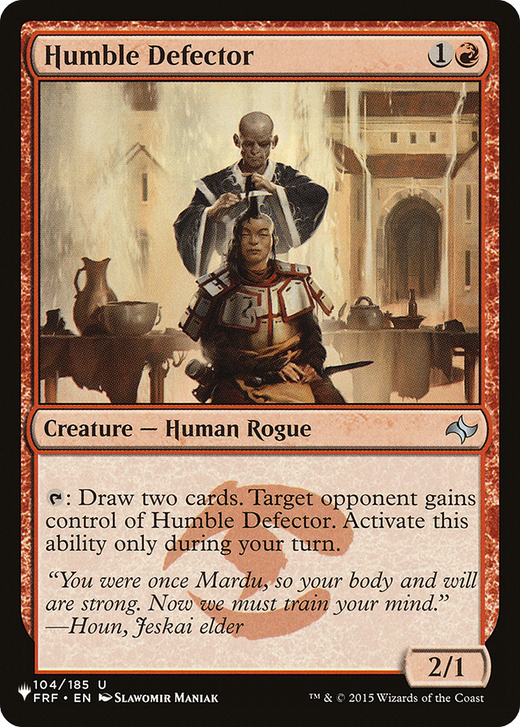 Humble Defector [The List] - Card Brawlers