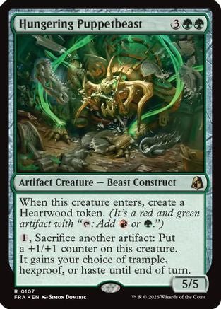 Hungering Puppetbeast (FRA-107) - Reality Fracture Foil - Card Brawlers