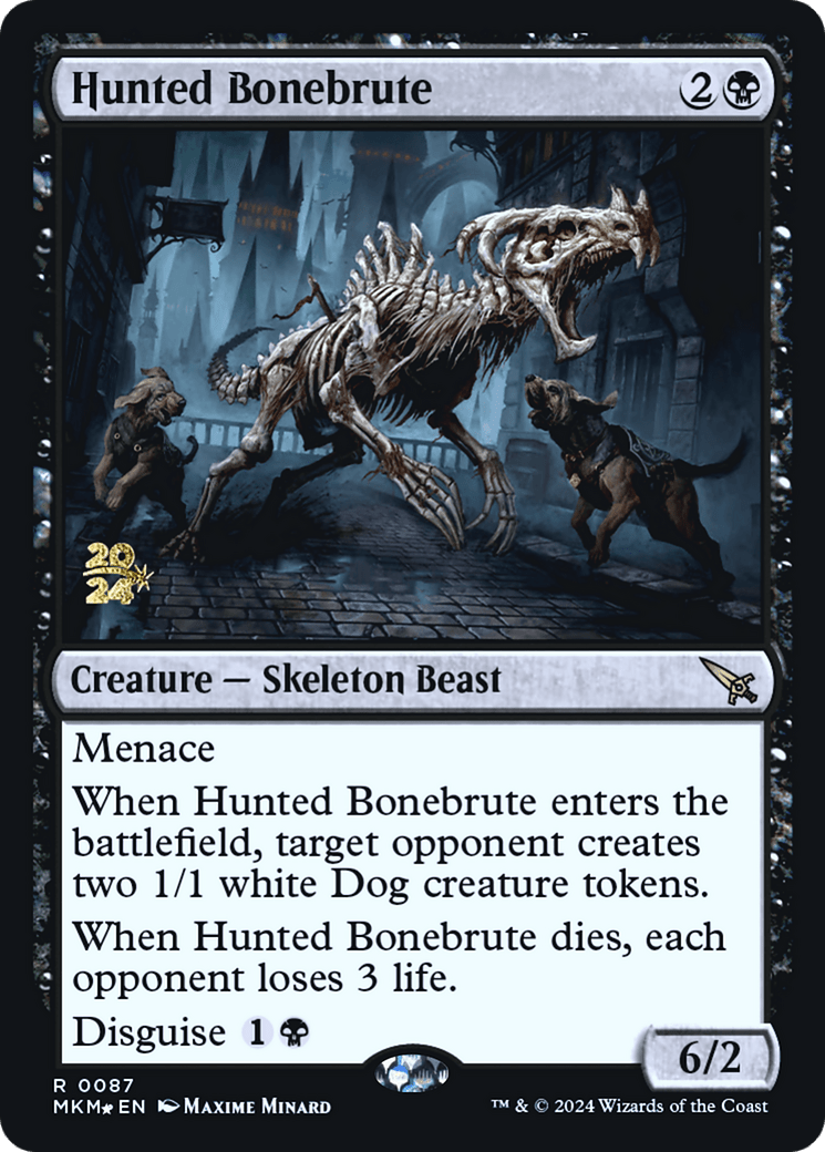 Hunted Bonebrute [Murders at Karlov Manor Prerelease Promos] - Card Brawlers