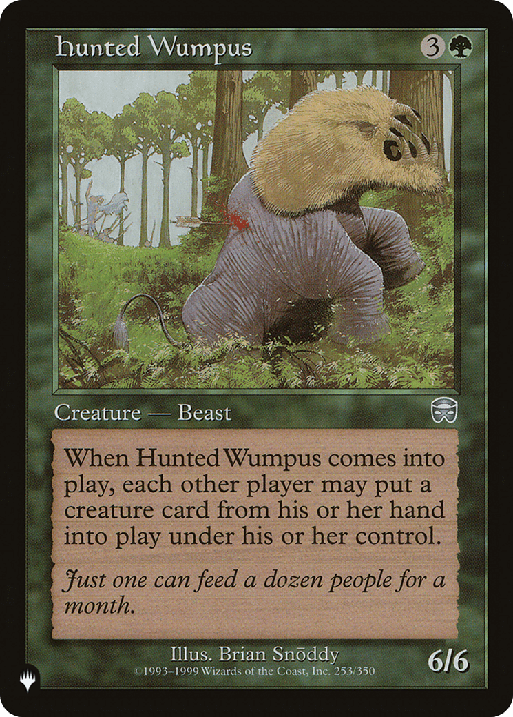 Hunted Wumpus [The List] - Card Brawlers