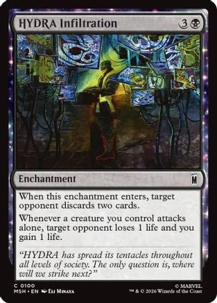 HYDRA Infiltration (MSH-100) - Marvel Super Heroes Foil - Card Brawlers