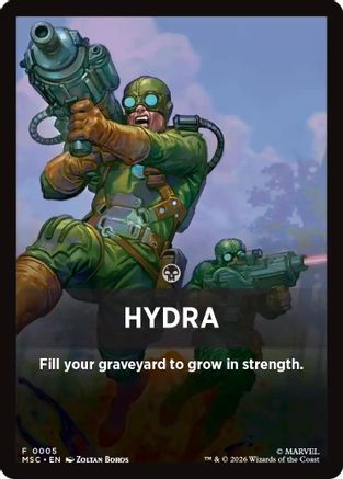 Hydra Theme Card (0005) (MSC-005) - Commander: Marvel Super Heroes - Card Brawlers