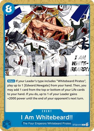 I Am Whitebeard!! (ST22-015) - Starter Deck 22: Ace & Newgate - Card Brawlers