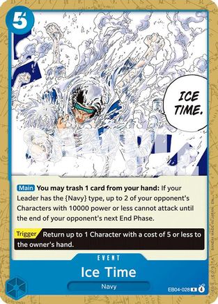 Ice Time (EB04-028) - Starter Deck 33: BLUE Kuzan - Card Brawlers