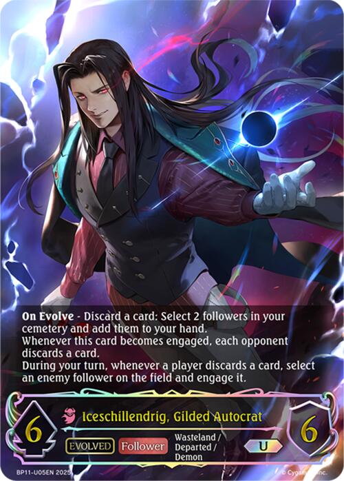 Iceschillendrig, Gilded Autocrat (Evolved) (BP11 - U05EN) [Bullet of Fate] - Card Brawlers