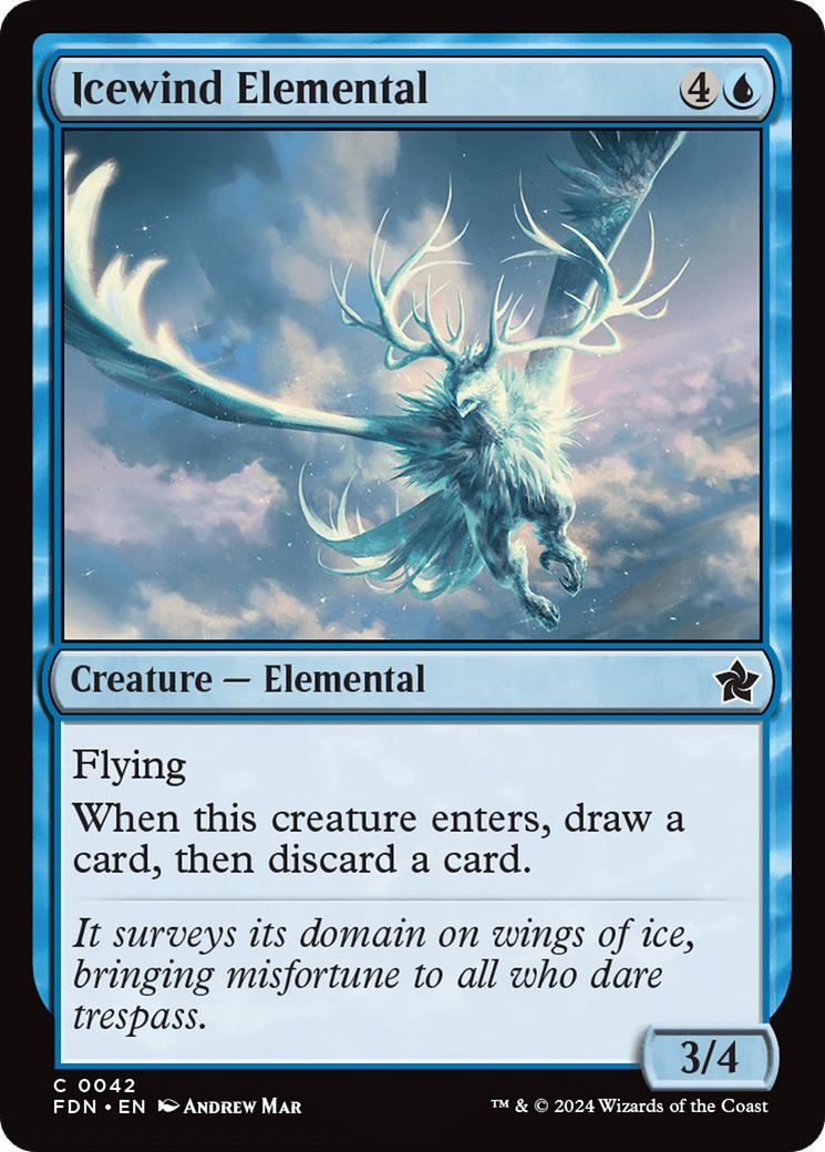 Icewind Elemental [Foundations] - Card Brawlers