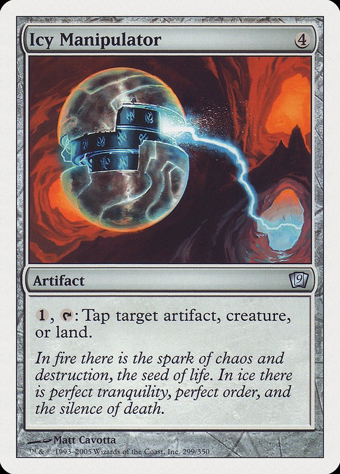 Icy Manipulator (9th Edition) [Oversize Cards] - Card Brawlers