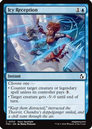 Icy Reception (FRA-030) - Reality Fracture Foil - Card Brawlers