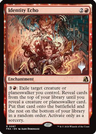 Identity Echo (PPFRA-087) - Promo Pack: Reality Fracture Foil - Card Brawlers