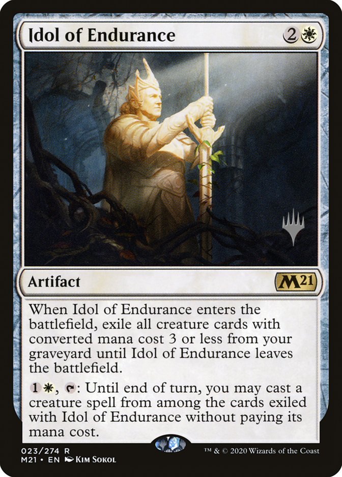 Idol of Endurance (Promo Pack) [Core Set 2021 Promos] - Card Brawlers
