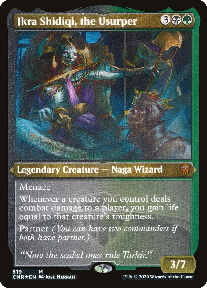 Ikra Shidiqi, the Usurper (Etched) [Commander Legends] - Card Brawlers