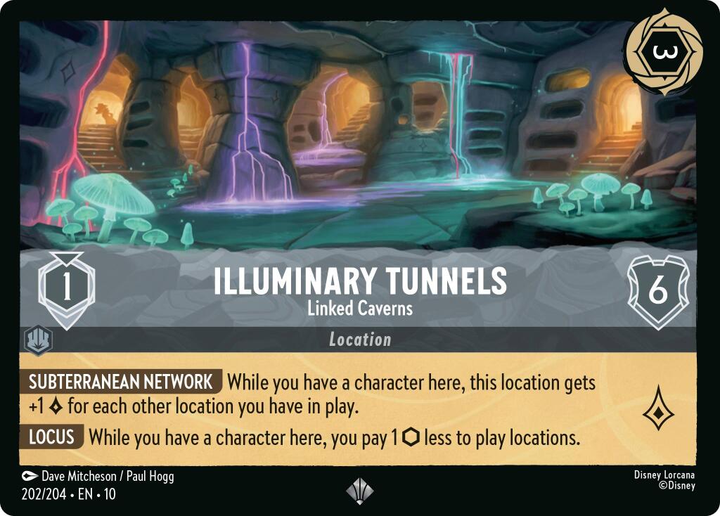 Illuminary Tunnels - Linked Caverns (202/204) [Whispers in the Well] - Card Brawlers