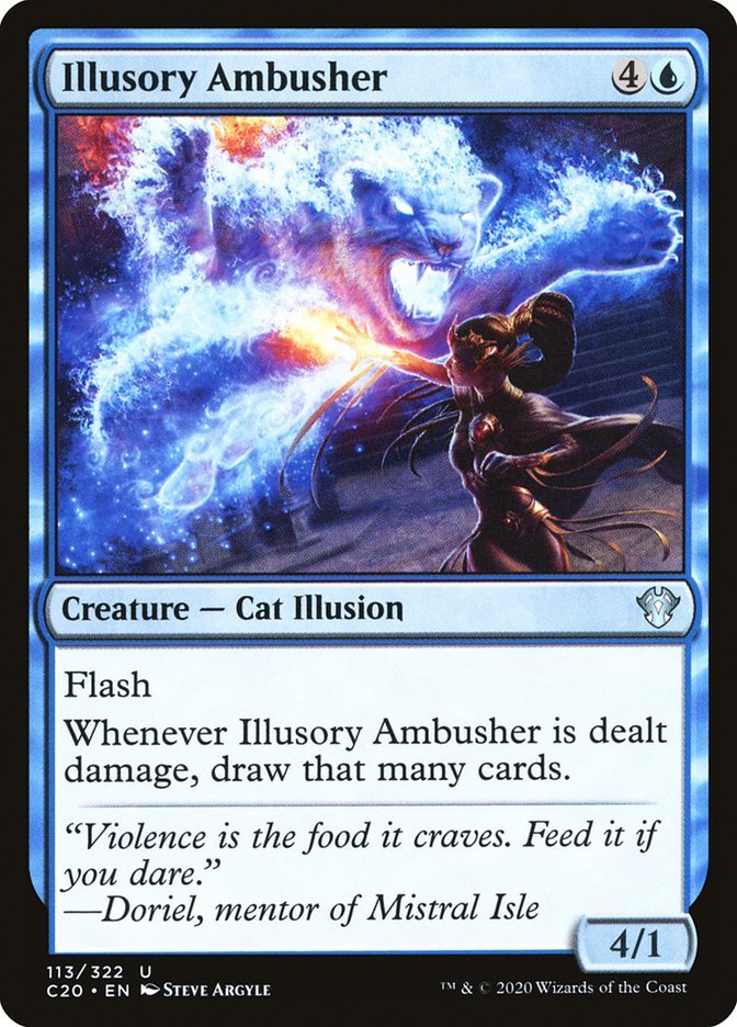 Illusory Ambusher [Commander 2020] - Card Brawlers