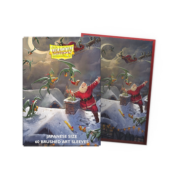 Dragon Shield Brushed Art Sleeves - Christmas ‘Dear Sanno’ 60ct - Card Brawlers | Quebec | Canada | Yu-Gi-Oh!