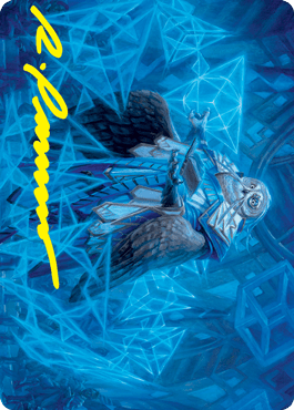 Imbraham, Dean of Theory Art Card (Gold - Stamped Signature) [Strixhaven: School of Mages Art Series] - Card Brawlers