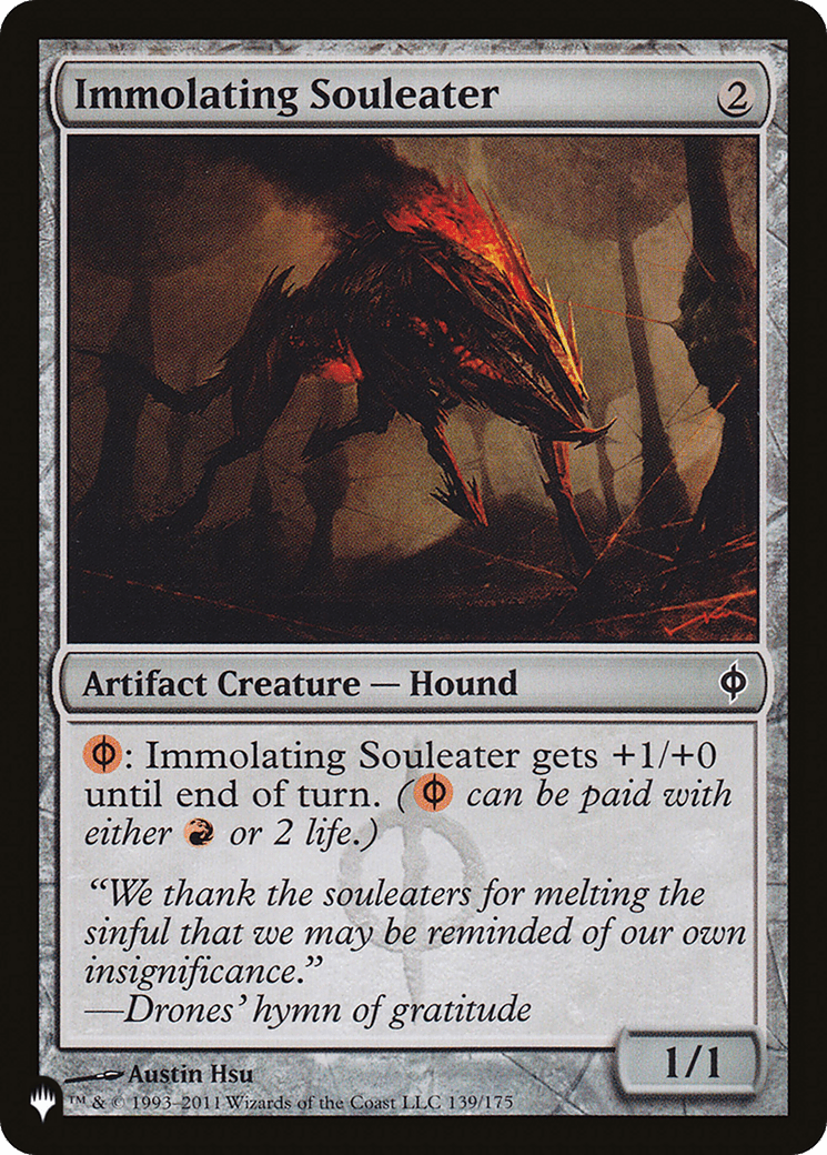 Immolating Souleater [The List] - Card Brawlers