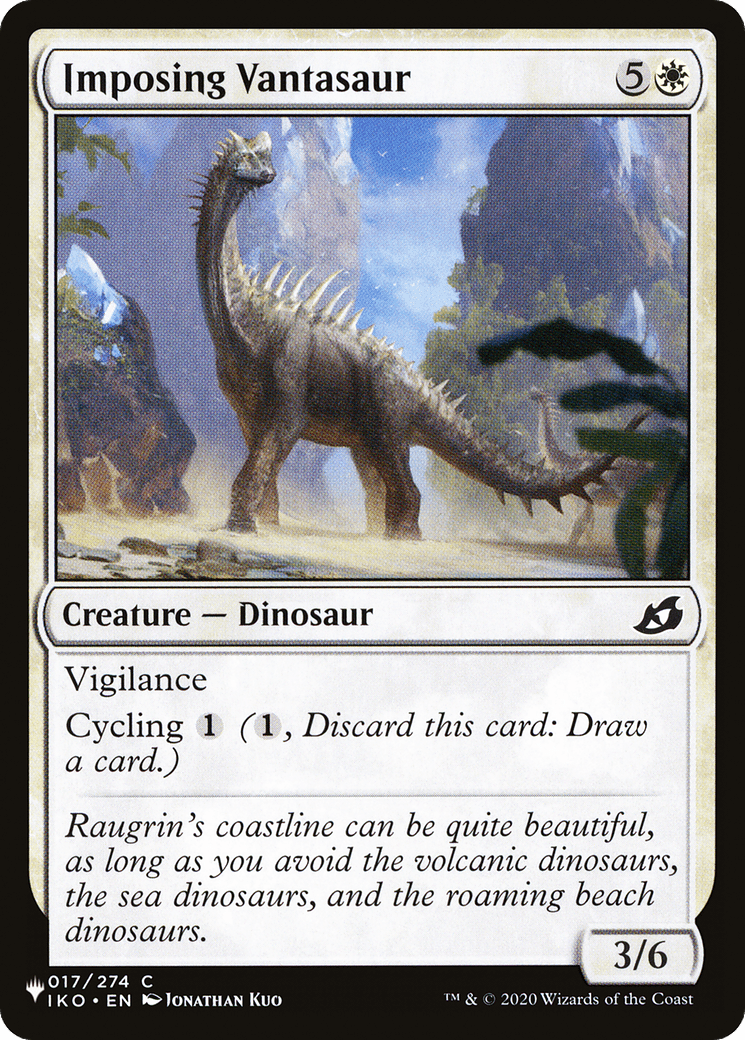Imposing Vantasaur [The List] - Card Brawlers