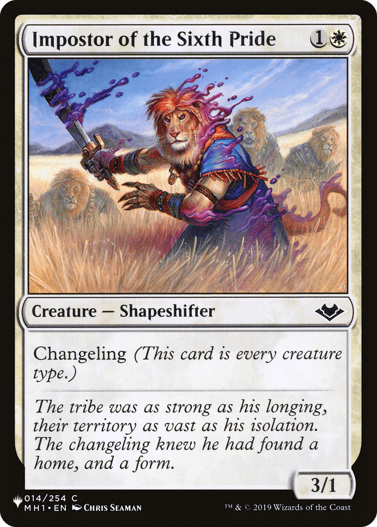 Impostor of the Sixth Pride [The List] - Card Brawlers