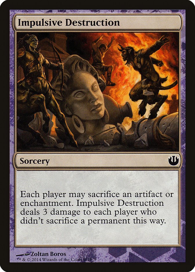Impulsive Destruction [Journey into Nyx Defeat a God] - Card Brawlers