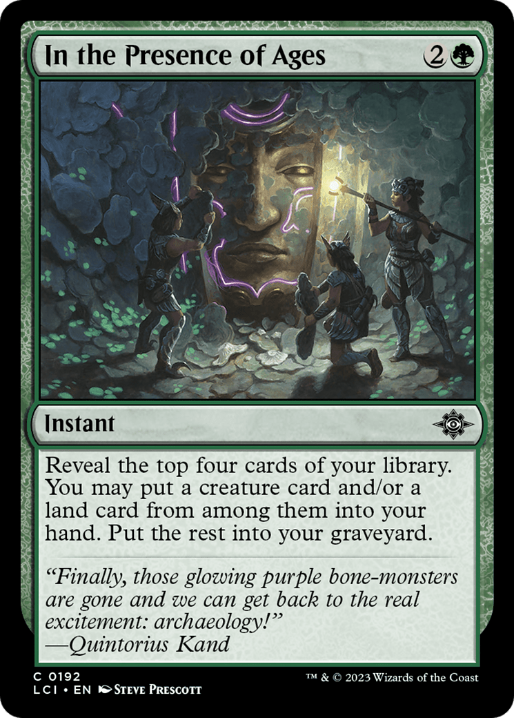 In the Presence of Ages [The Lost Caverns of Ixalan] - Card Brawlers