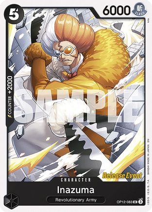 Inazuma (OP12-083) - Legacy of the Master Release Event Cards - Card Brawlers