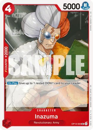 Inazuma (OP13-005) - Carrying On His Will - Card Brawlers
