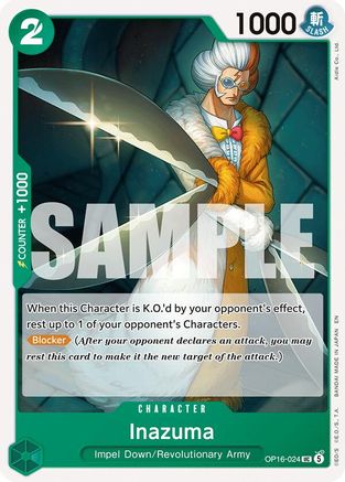 Inazuma (OP16-024) - The Time of Battle - Card Brawlers