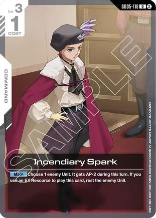 Incendiary Spark (GD05-118) - Freedom Ascension - Card Brawlers