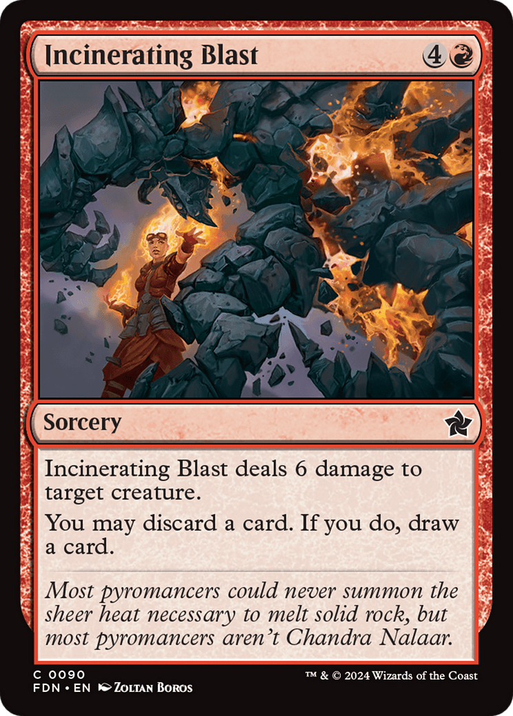 Incinerating Blast [Foundations] - Card Brawlers