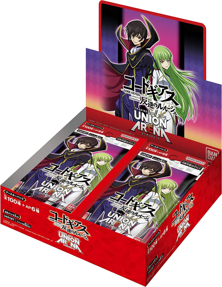 Union Arena - Code Geass: Lelouch of the Rebellion Booster Box  (PREORDER) December 13, 2024