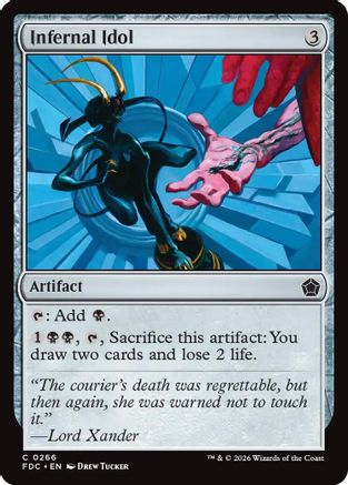 Infernal Idol (FDC-266) - Commander: Foundations - Card Brawlers