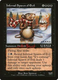 Infernal Spawn of Evil (Oversized) [Oversize Cards] - Card Brawlers