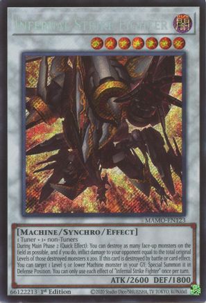 Infernal Strike Fighter (MAMO-EN123) - Magnificent Monsters 1st Edition - Card Brawlers