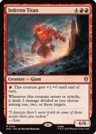 Inferno Titan (HOC-198) - The Hobbit: Eternal-Legal - Card Brawlers