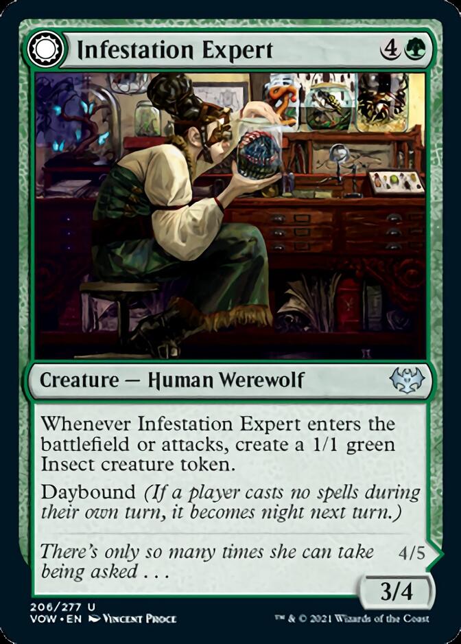 Infestation Expert // Infested Werewolf [Innistrad: Crimson Vow] - Card Brawlers