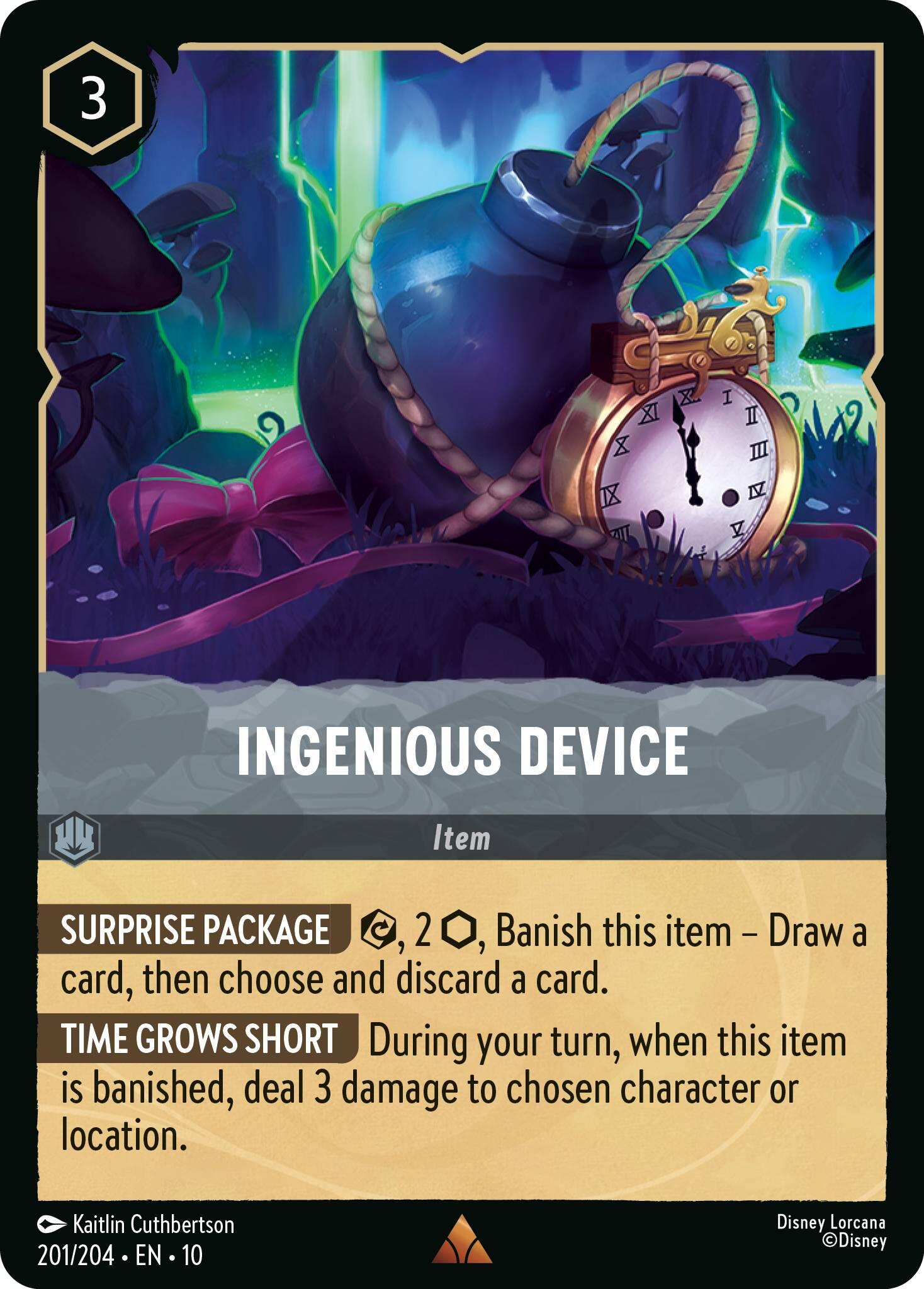 Ingenious Device (201/204) [Whispers in the Well] - Card Brawlers