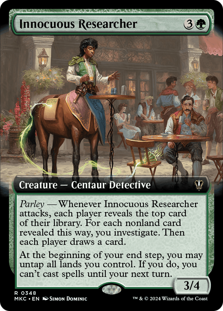 Innocuous Researcher (Extended Art) [Murders at Karlov Manor Commander] - Card Brawlers