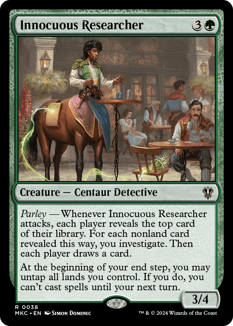 Innocuous Researcher [Murders at Karlov Manor Commander] - Card Brawlers