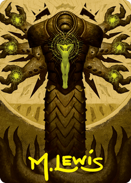 Inquisition of Kozilek Art Card (Gold - Stamped Signature) [Strixhaven: School of Mages Art Series] - Card Brawlers