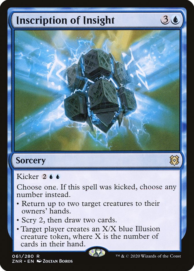 Inscription of Insight [Zendikar Rising] - Card Brawlers