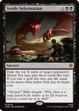 Inside Information (HOB-076) - The Hobbit - Card Brawlers