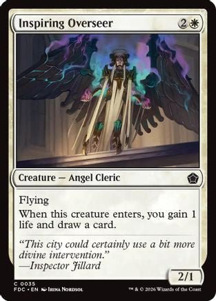 Inspiring Overseer (FDC-035) - Commander: Foundations - Card Brawlers