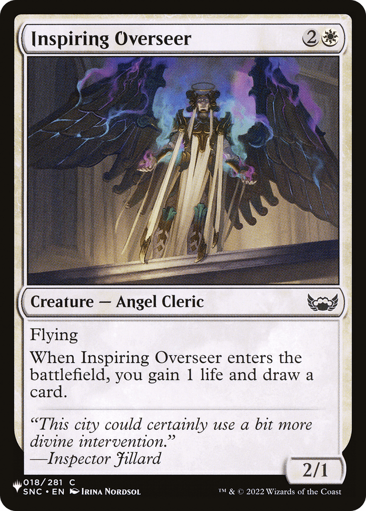 Inspiring Overseer [The List] - Card Brawlers